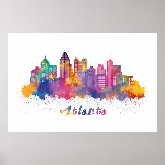 horizon van atlanta poster (Voorkant)