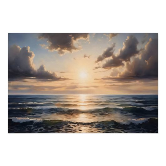 Horizon van de eeuwigheid perfect poster (Voorkant)