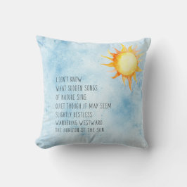 Horizon van het Sun-gedicht       Kussen