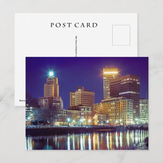 Horizon van Voorzienigheid, Rhode Island Briefkaart (Voorkant / Achterkant)