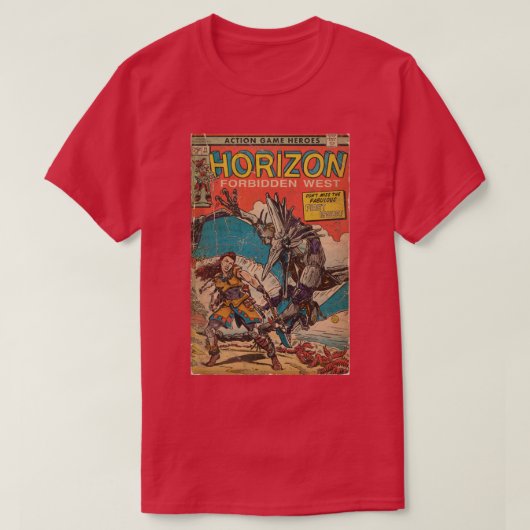 Horizon Verboden ventilatorkunst van de West-komis T-shirt (Design voorkant)