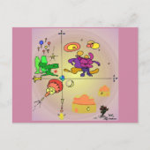 Horizons Abstract SF Art Briefkaart (Voorkant)