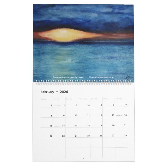 Horizons - Kunstkalender Kalender (Feb 2026)