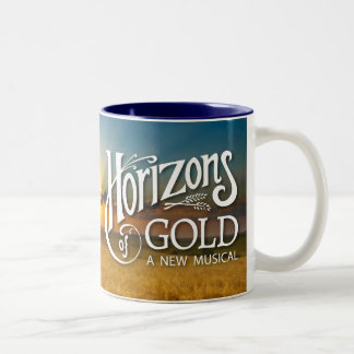 Horizons van Gold Sunrise Two-Tone Mok