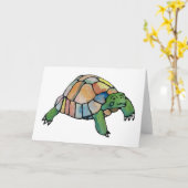 Horizontaal blanco Wenskaart Kaart (Gele Bloem)