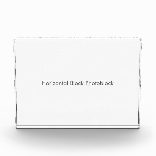 Horizontaal Blok Fotoblok (Voorkant)