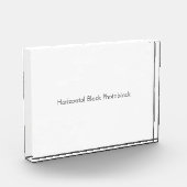 Horizontaal Blok Fotoblok (Links)