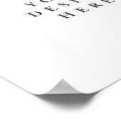 Horizontaal bord (liggend) poster afdrukken (Hoek)