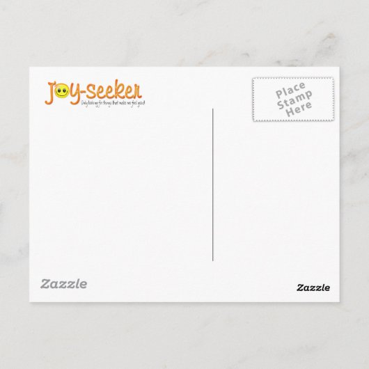 Horizontaal Briefkaart - glimlachend Squirell (Achterkant)