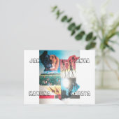 Horizontaal Briefkaart Hakuna Matata Jambo Kenya (Staand voorkant)