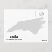 Horizontaal Briefkaart in het najaar van het loods (Achterkant)