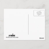 Horizontaal Briefkaart van de leeuw (Achterkant)