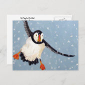 Horizontaal Briefkaart voor "een afspeelcafé" (Voorkant / Achterkant)