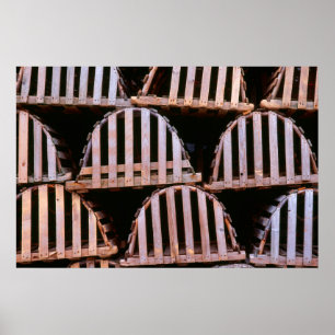 Horizontaal buisvormige vloerbedekking poster