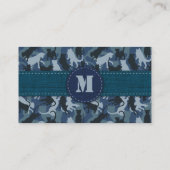 Horizontaal Camouflage bij de kattenmarine Visitekaartje (Achterkant)