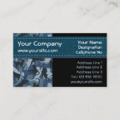 Horizontaal Camouflage bij de kattenmarine Visitekaartje (Voorkant)