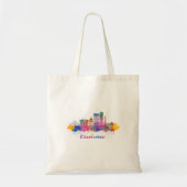 horizontaal charleston acuarela tote bag (Voorkant)