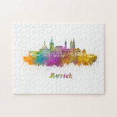 horizontaal de zurich acuarela legpuzzel (Horizontaal)