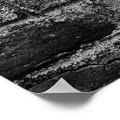 horizontaal deel van de zwarte behangwand,br poster (Hoek)