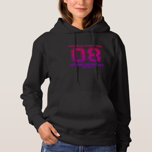 Horizontaal draaiend team hoodie (Voorkant)