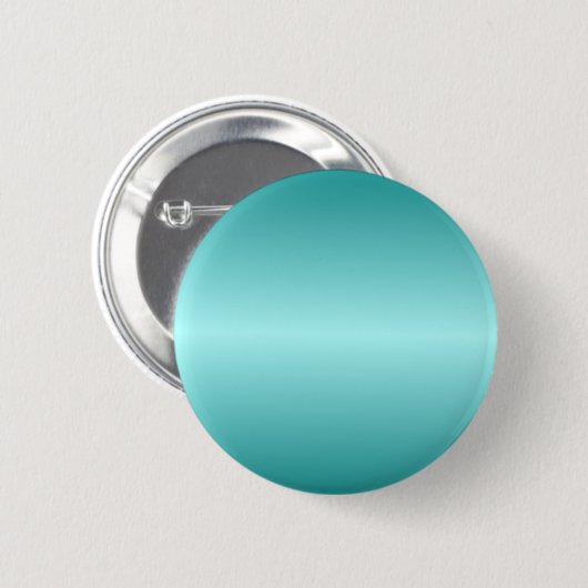 Horizontaal element en Blauwgroen verloop Ronde Button 5,7 Cm (Voorkant /achterkant)