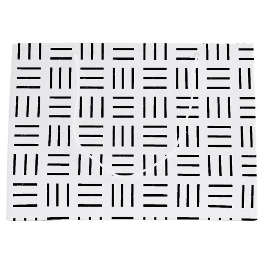 Horizontaal en verticaal groot cadeauzakje (Voorkant)