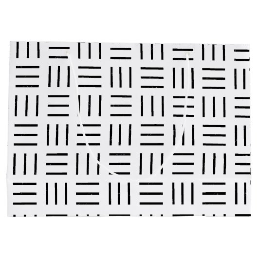 Horizontaal en verticaal groot cadeauzakje (Achterkant)