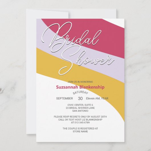 Horizontaal frambozenhoning-streams kaart (Voorkant)