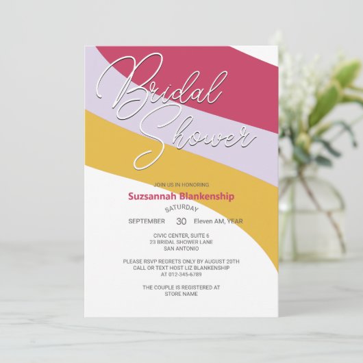 Horizontaal frambozenhoning-streams kaart (Staand voorkant)