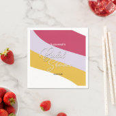 Horizontaal frambozenhoning-streams servet (Insitu)