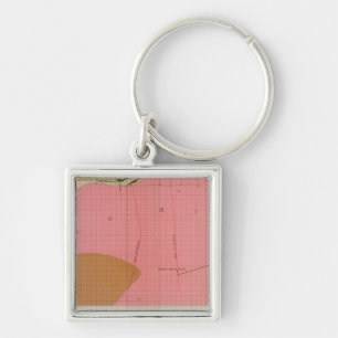 Horizontaal gedeelte van de Comstock Lode South Sleutelhanger