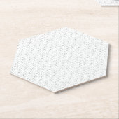 Horizontaal, grijze cloud kartonnen onderzetters (Schuin)