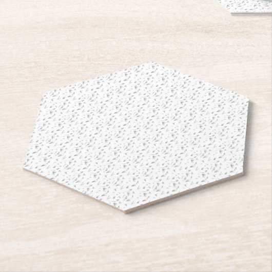 Horizontaal, grijze cloud kartonnen onderzetters (Schuin)