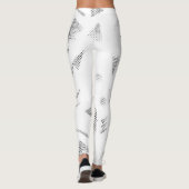 Horizontaal, grijze cloud leggings (Achterkant)