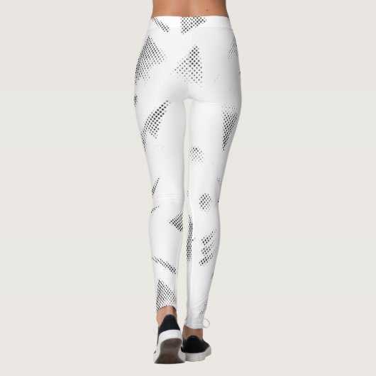Horizontaal, grijze cloud leggings (Achterkant)