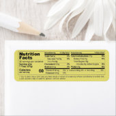 Horizontaal honingvoedingsproduct etiket (Insitu)