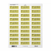 Horizontaal honingvoedingsproduct etiket (Full Sheet)