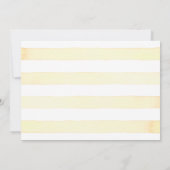 Horizontaal lemon Floral Flower Wreath Citrus Arr Kaart (Achterkant)