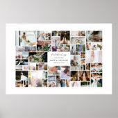 Horizontaal Maak Je Eigen 56 Foto Collage Poster (Voorkant)