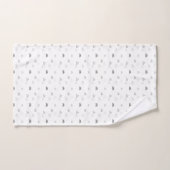 Horizontaal, middelgrijs bad handdoek (Handdoek)