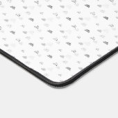 Horizontaal, middelgrijs bureaumat (Hoek)