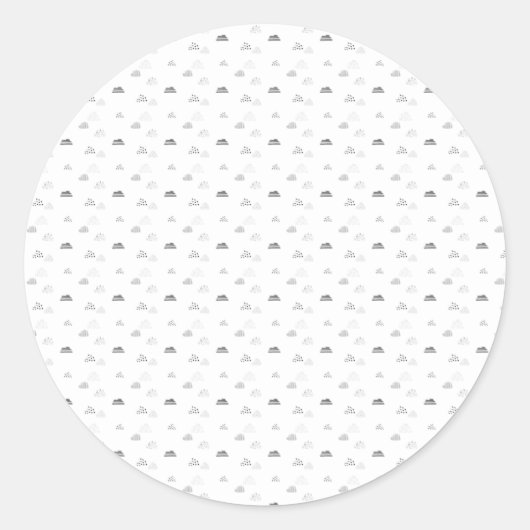 Horizontaal, middelgrijs ronde sticker (Voorkant)