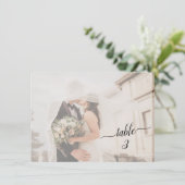 Horizontaal ✨ Mooi Vervaagd Paar Trouwfoto (Staand voorkant)