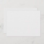 horizontaal ontwerp achtenveertig briefkaart (Voorkant / Achterkant)