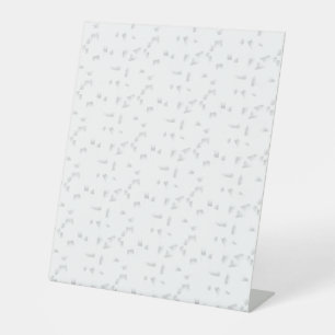 horizontaal ontwerp zestien reclamebord met voetstuk