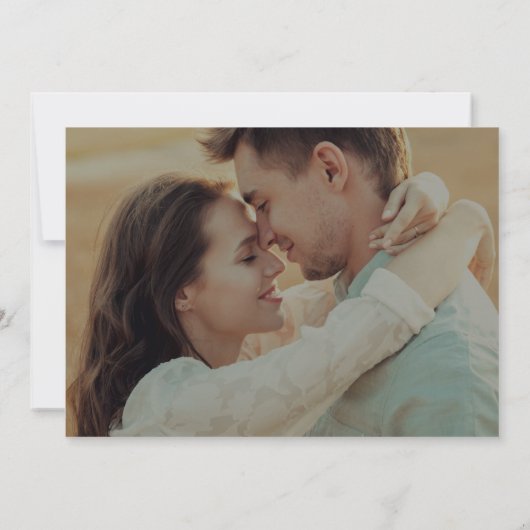 Horizontaal overleggen foto's kaart (Achterkant)