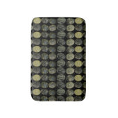 Horizontaal patroon van ovaal gepantserd gekonkel badmat (Voorkant Verticaal)