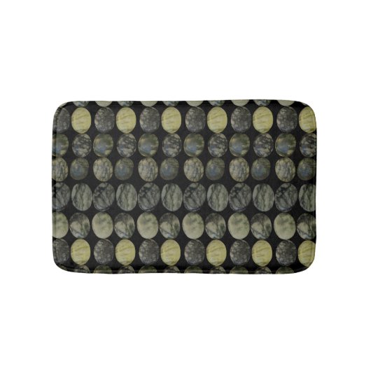 Horizontaal patroon van ovaal gepantserd gekonkel badmat (Voorkant)
