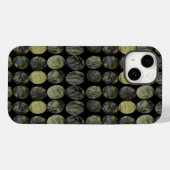 Horizontaal patroon van ovaal gepantserd gekonkel Case-Mate iPhone case (Achterkant (horizontaal))