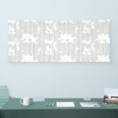 Horizontaal, Porcelein, Seashell Banner (Beurs)